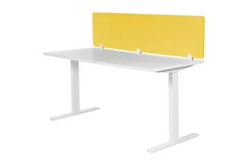 Skiljevägg för skrivbord Wally Gul, 180x2x40 cm - Gul, 180x2x40 cm - Inredning - Dekoration & inredningsdetaljer - Rumsavdelare