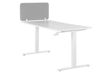 Skiljevägg för skrivbord Wally Ljusgrå, 72x2x40 cm - Ljusgrå, 72x2x40 cm - Inredning - Dekoration & inredningsdetaljer - Rumsavdelare