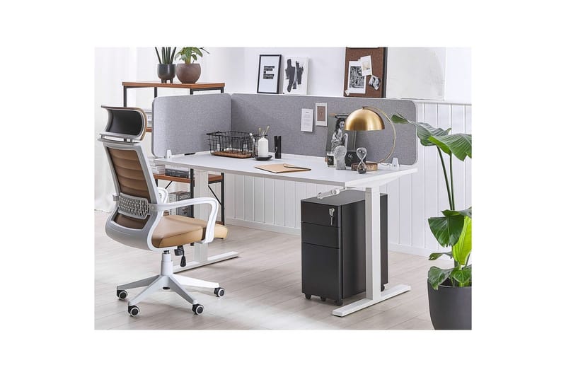 Skiljevägg för skrivbord Wally Ljusgrå, 72x2x40 cm - Ljusgrå, 72x2x40 cm - Inredning - Dekoration & inredningsdetaljer - Rumsavdelare