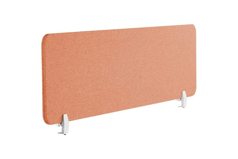 Skiljevägg för skrivbord Wally Röd, 130x2x40 cm, Röd, 130x2x40 cm
