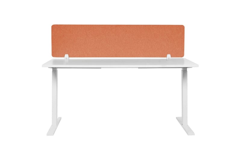 Skiljevägg för skrivbord Wally Röd, 130x2x40 cm - Röd, 130x2x40 cm - Inredning - Dekoration & inredningsdetaljer - Rumsavdelare