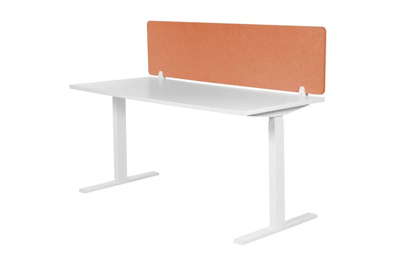 Skiljevägg för skrivbord Wally Röd, 130x2x40 cm - Röd, 130x2x40 cm - Inredning - Dekoration & inredningsdetaljer - Rumsavdelare