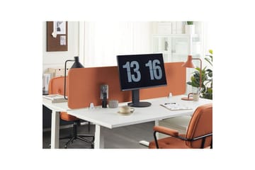 Skiljevägg för skrivbord Wally Röd, 130x2x40 cm - Röd, 130x2x40 cm - Inredning - Dekoration & inredningsdetaljer - Rumsavdelare