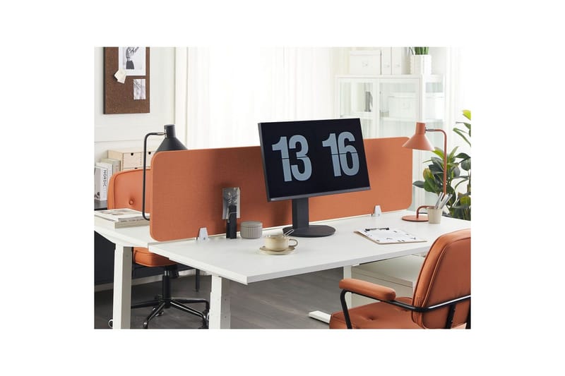 Skiljevägg för skrivbord Wally Röd, 130x2x40 cm - Röd, 130x2x40 cm - Inredning - Dekoration & inredningsdetaljer - Rumsavdelare