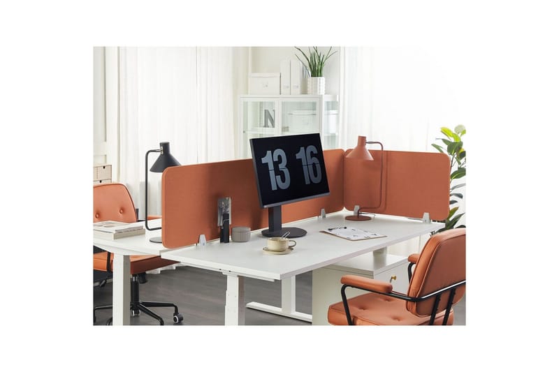 Skiljevägg för skrivbord Wally Röd, 72x2x40 cm - Röd, 72x2x40 cm - Inredning - Dekoration & inredningsdetaljer - Rumsavdelare