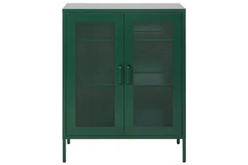 Vitrinskåp Wakatipu Grön - Grön - Förvaring - Skåp - Vitrinskåp