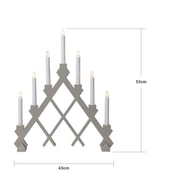 Rut Ljusstake 43 cm - beige - Inredning - Dekoration & inredningsdetaljer - Julpynt & juldekoration