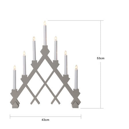 Rut Ljusstake 43 cm - beige - Inredning - Dekoration & inredningsdetaljer - Julpynt & juldekoration