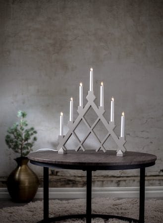 Rut Ljusstake 43 cm - beige - Inredning - Dekoration & inredningsdetaljer - Julpynt & juldekoration