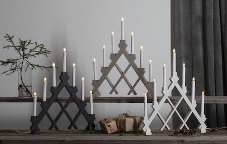 Rut Ljusstake 43 cm - grå - Inredning - Dekoration & inredningsdetaljer - Julpynt & juldekoration