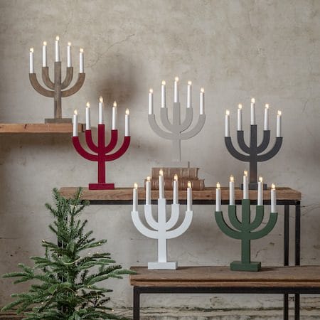 Selma Ljusstake 25 cm - brunbetsad - Inredning - Dekoration & inredningsdetaljer - Julpynt & juldekoration