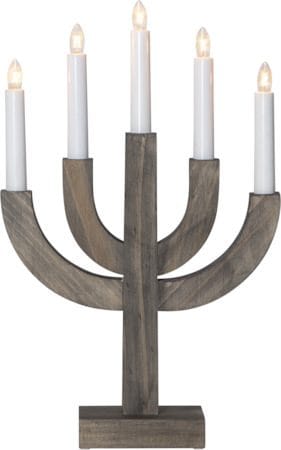 Selma Ljusstake 25 cm - brunbetsad - Inredning - Dekoration & inredningsdetaljer - Julpynt & juldekoration
