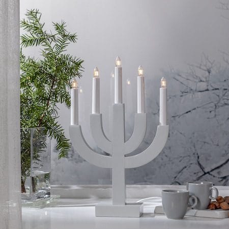 Selma Ljusstake 25 cm - ljusgrå - Inredning - Dekoration & inredningsdetaljer - Julpynt & juldekoration