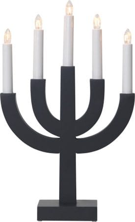 Selma Ljusstake 25 cm - mörkgrå - Inredning - Dekoration & inredningsdetaljer - Julpynt & juldekoration