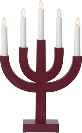 Selma Ljusstake 25 cm - röd - Inredning - Dekoration & inredningsdetaljer - Julpynt & juldekoration