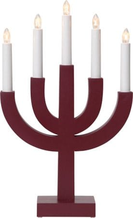 Selma Ljusstake 25 cm - röd - Inredning - Dekoration & inredningsdetaljer - Julpynt & juldekoration