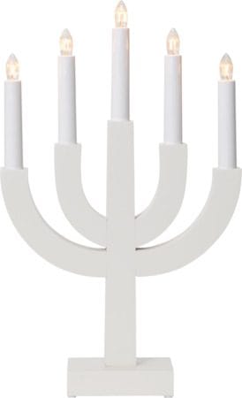 Selma Ljusstake 25 cm - vit - Inredning - Dekoration & inredningsdetaljer - Julpynt & juldekoration
