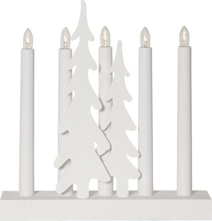 Skog Ljusstake 26.5 cm - vit - Inredning - Dekoration & inredningsdetaljer - Julpynt & juldekoration