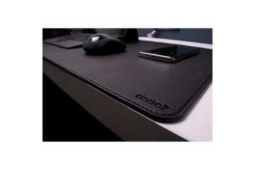 Skrivbordsmatta Desire2 Veganskt Läder 400x900mm Silver - Silver - Inredning - Dekoration & inredningsdetaljer - Skrivbordsunderlägg