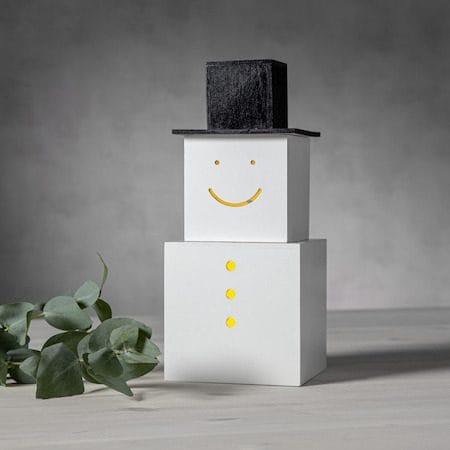 SNOWMAN Inomhusdekoration 29,5 cm - vit - Inredning - Dekoration & inredningsdetaljer - Julpynt & juldekoration