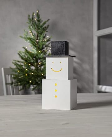 SNOWMAN Inomhusdekoration 29,5 cm - vit - Inredning - Dekoration & inredningsdetaljer - Julpynt & juldekoration