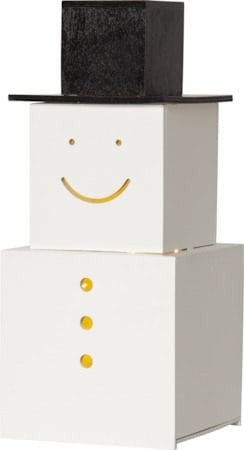 SNOWMAN Inomhusdekoration 29,5 cm - vit - Inredning - Dekoration & inredningsdetaljer - Julpynt & juldekoration