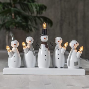 Snowman Ljusstake 33 cm - vit - Inredning - Dekoration & inredningsdetaljer - Julpynt & juldekoration