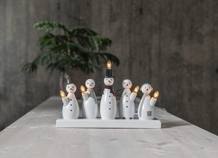 Snowman Ljusstake 33 cm - vit - Inredning - Dekoration & inredningsdetaljer - Julpynt & juldekoration