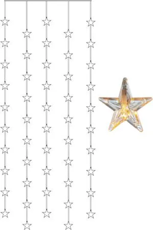 Star Curtain Ljusgardin 90 cm - transparent - Inredning - Dekoration & inredningsdetaljer - Julpynt & juldekoration