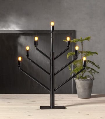 Stockholm Stor Adventsljusstake 64 cm - Ljusstake i Metall - Matt Svart - Inredning - Dekoration & inredningsdetaljer - Julpynt & juldekoration