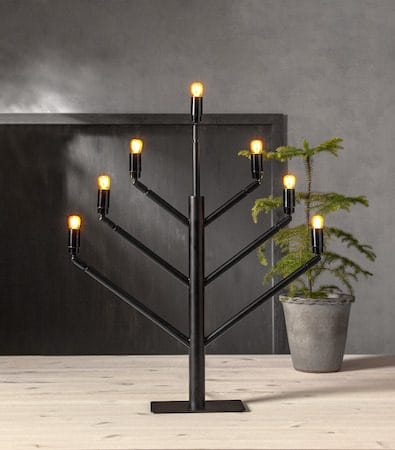 Stockholm Stor Adventsljusstake 64 cm - Ljusstake i Metall - Matt Svart - Inredning - Dekoration & inredningsdetaljer - Julpynt & juldekoration