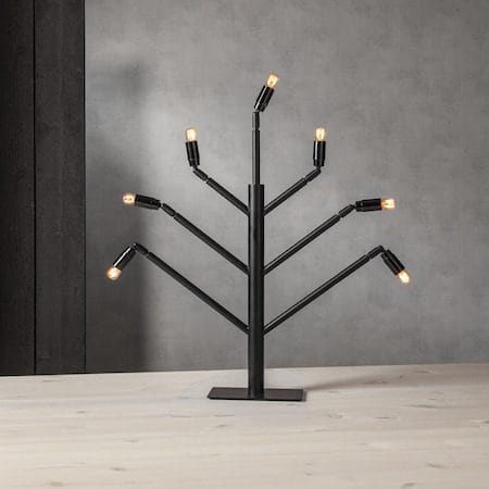 Stockholm Stor Adventsljusstake 64 cm - Ljusstake i Metall - Matt Svart - Inredning - Dekoration & inredningsdetaljer - Julpynt & juldekoration