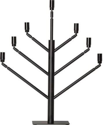 Stockholm Stor Adventsljusstake 64 cm - Ljusstake i Metall - Matt Svart - Inredning - Dekoration & inredningsdetaljer - Julpynt & juldekoration