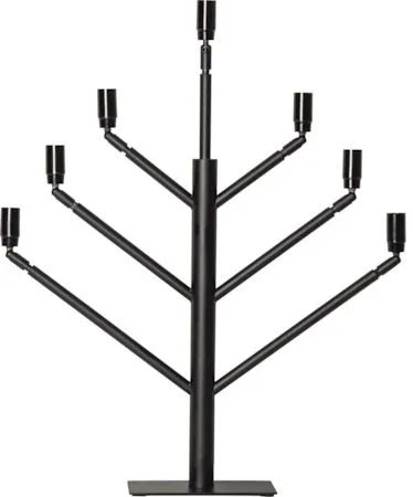 Stockholm Stor Adventsljusstake 64 cm - Ljusstake i Metall - Matt Svart - Inredning - Dekoration & inredningsdetaljer - Julpynt & juldekoration