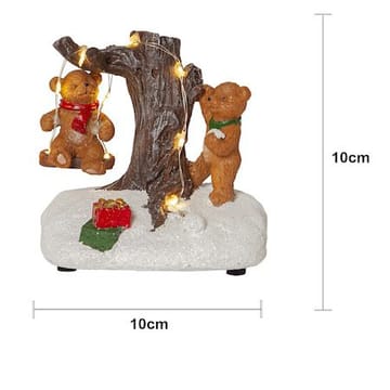 Tedville Inomhusdekoration 10 cm - Flerfärgad - Inredning - Dekoration & inredningsdetaljer - Julpynt & juldekoration