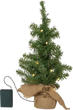 Toppy Liten Julgran med belysning 45 cm - grön - Inredning - Dekoration & inredningsdetaljer - Julpynt & juldekoration