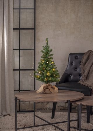 Toppy Liten Julgran med belysning 60 cm - grön - Inredning - Dekoration & inredningsdetaljer - Julpynt & juldekoration