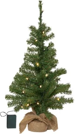 Toppy Liten Julgran med belysning 60 cm, grön