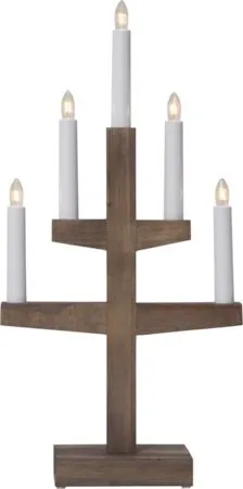 Trapp Ljusstake 24 cm - brunbetsad - Inredning - Dekoration & inredningsdetaljer - Julpynt & juldekoration