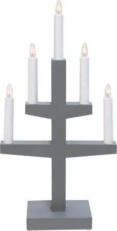 Trapp Ljusstake 24 cm - grå - Inredning - Dekoration & inredningsdetaljer - Julpynt & juldekoration
