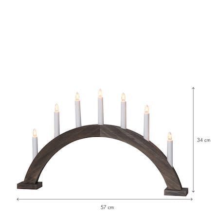 Trapp Ljusstake 57 cm - brun - Inredning - Dekoration & inredningsdetaljer - Julpynt & juldekoration