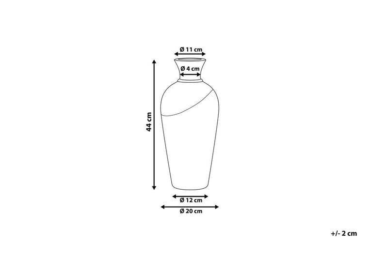 Blomvas Bona 44 cm - Vit - Blomvas - Vas - Dekoration & inredningsdetaljer