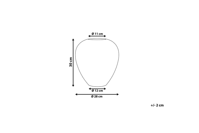 Blomvas Nida 30 cm - Guld - Blomvas - Vas - Dekoration & inredningsdetaljer