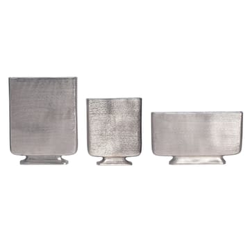 Corova Vas 33 cm Set om 3 - Silverfärgad - Inredning - Dekoration & inredningsdetaljer - Vas - Blomvas