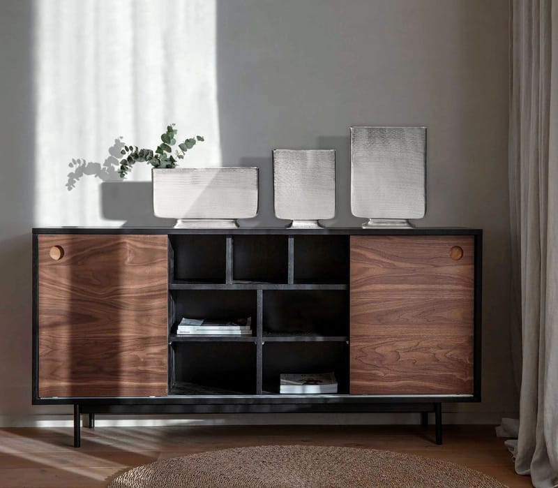 Corova Vas 33 cm Set om 3 - Silverfärgad - Inredning - Dekoration & inredningsdetaljer - Vas - Blomvas