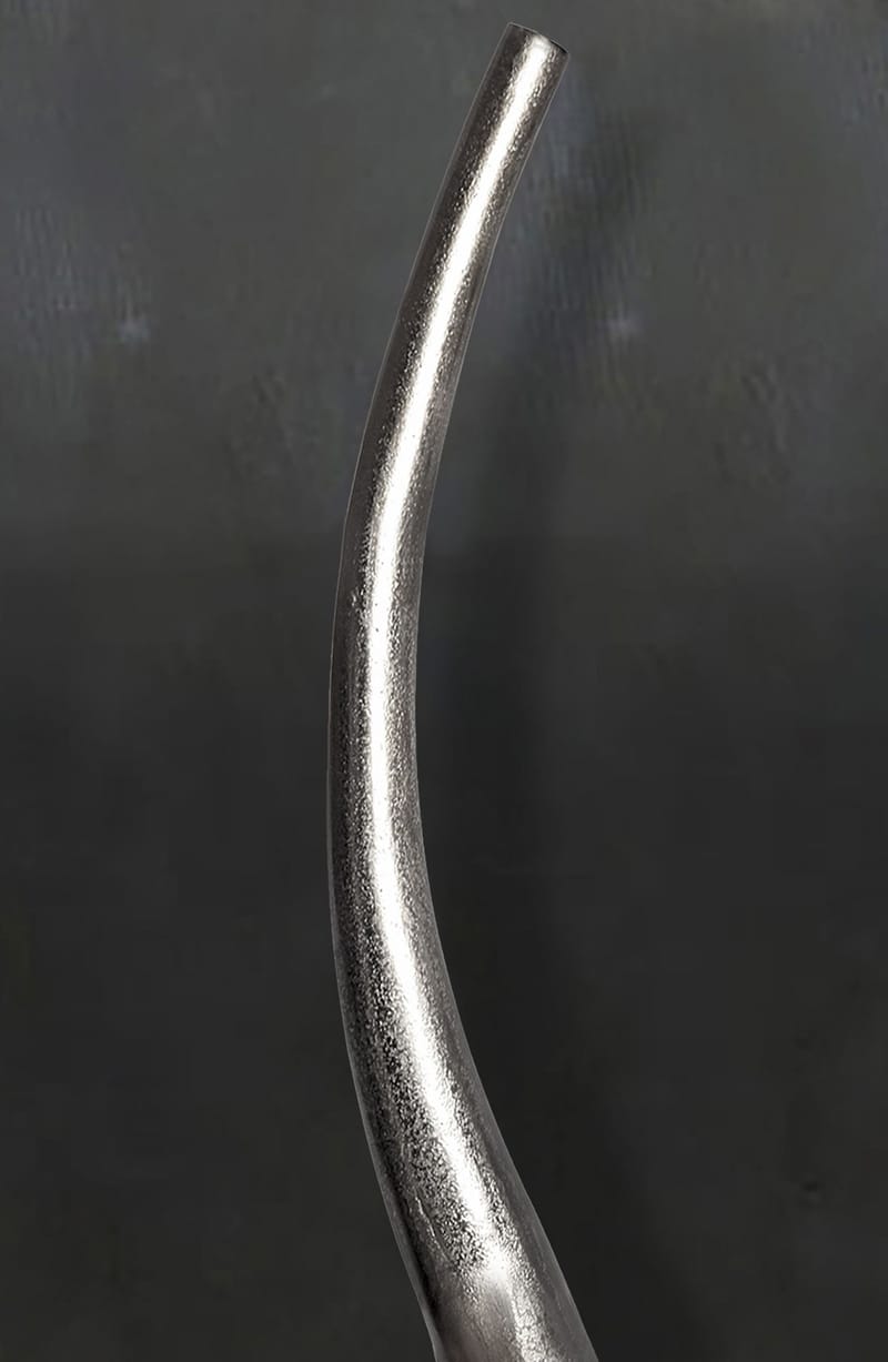 Dalara Vas 100 cm - Silverfärgad - Inredning - Dekoration & inredningsdetaljer - Vas - Blomvas