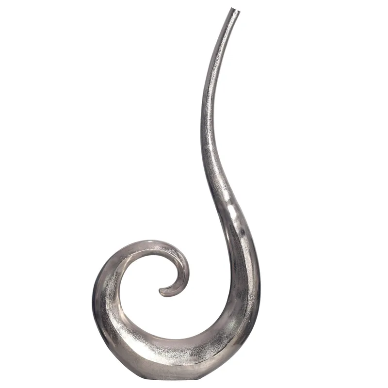 Dalara Vas 100 cm, Silverfärgad