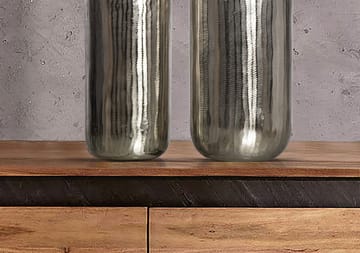 Dalaro Vas 40 cm Set om 2 - silverfärgad - Inredning - Dekoration & inredningsdetaljer - Vas - Cylindervas