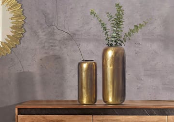 Dalaro Vas 40 cm Set om 2 - svart brons - Inredning - Dekoration & inredningsdetaljer - Vas - Cylindervas