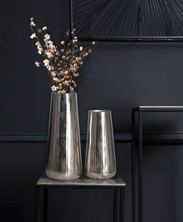 Daleri Vas 45 cm Set om 2 - Silverfärgad - Inredning - Dekoration & inredningsdetaljer - Vas - Cylindervas
